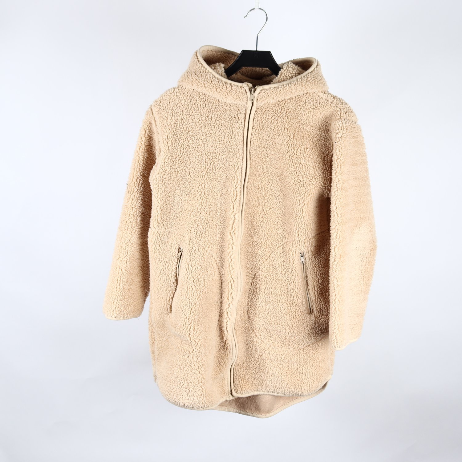 Teddytröja, KappAhl, beige, stl. S