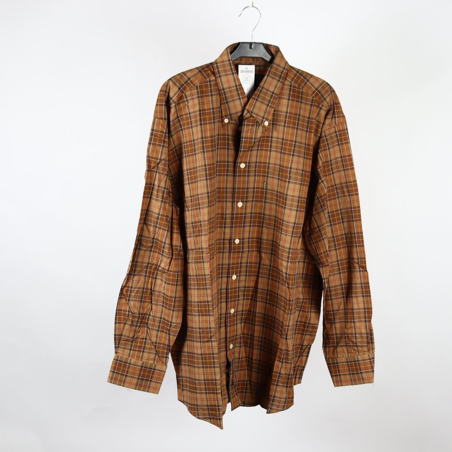 Skjorta, Barbour, brun, stl. 3XL