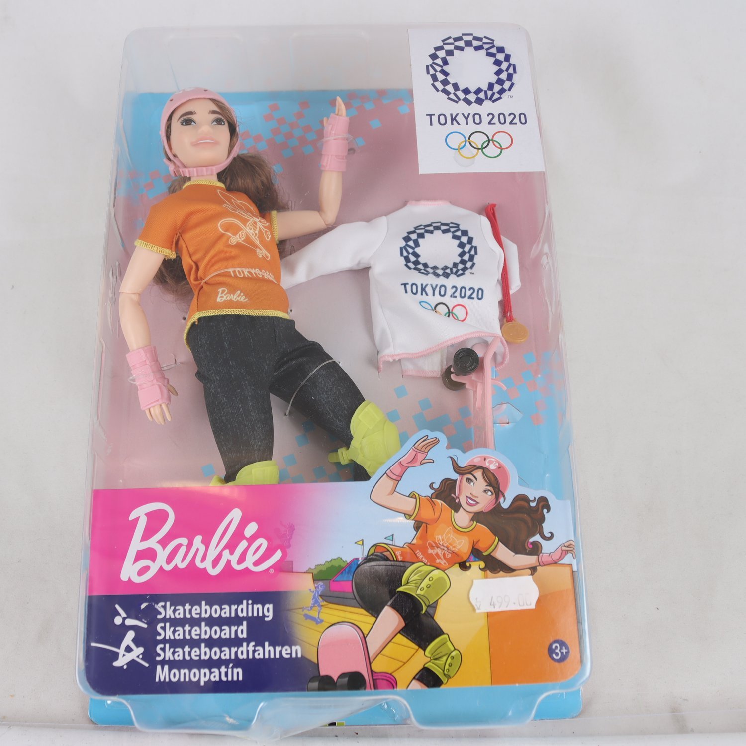 Docka, Barbie, Olympic Games Tokyo 2020 Skateboarder