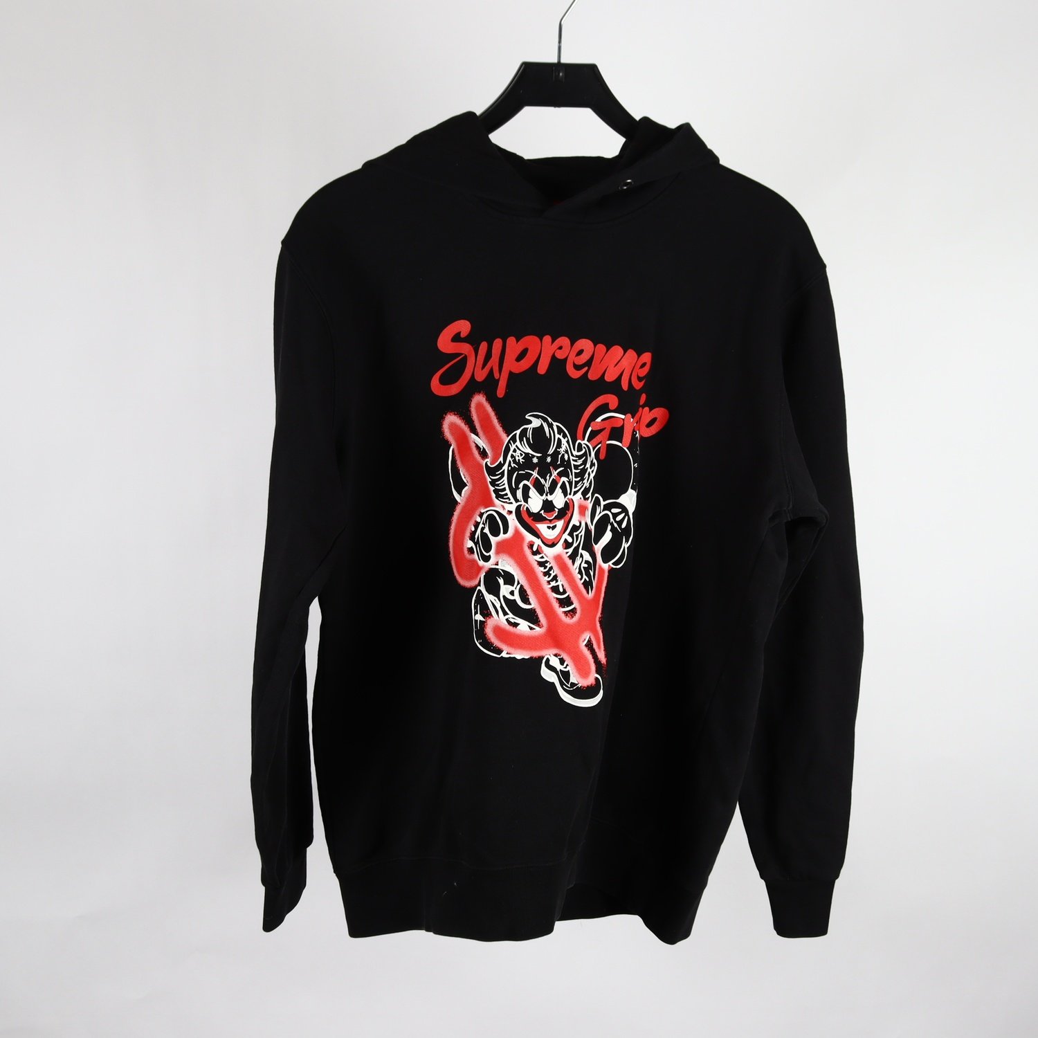 Hoodie, Supreme Grip, svart, stl. XL