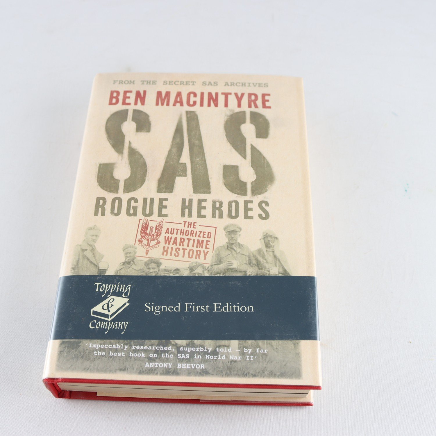 SAS: Rogue Heroes, Ben Macintyre, signerad förstaupplaga