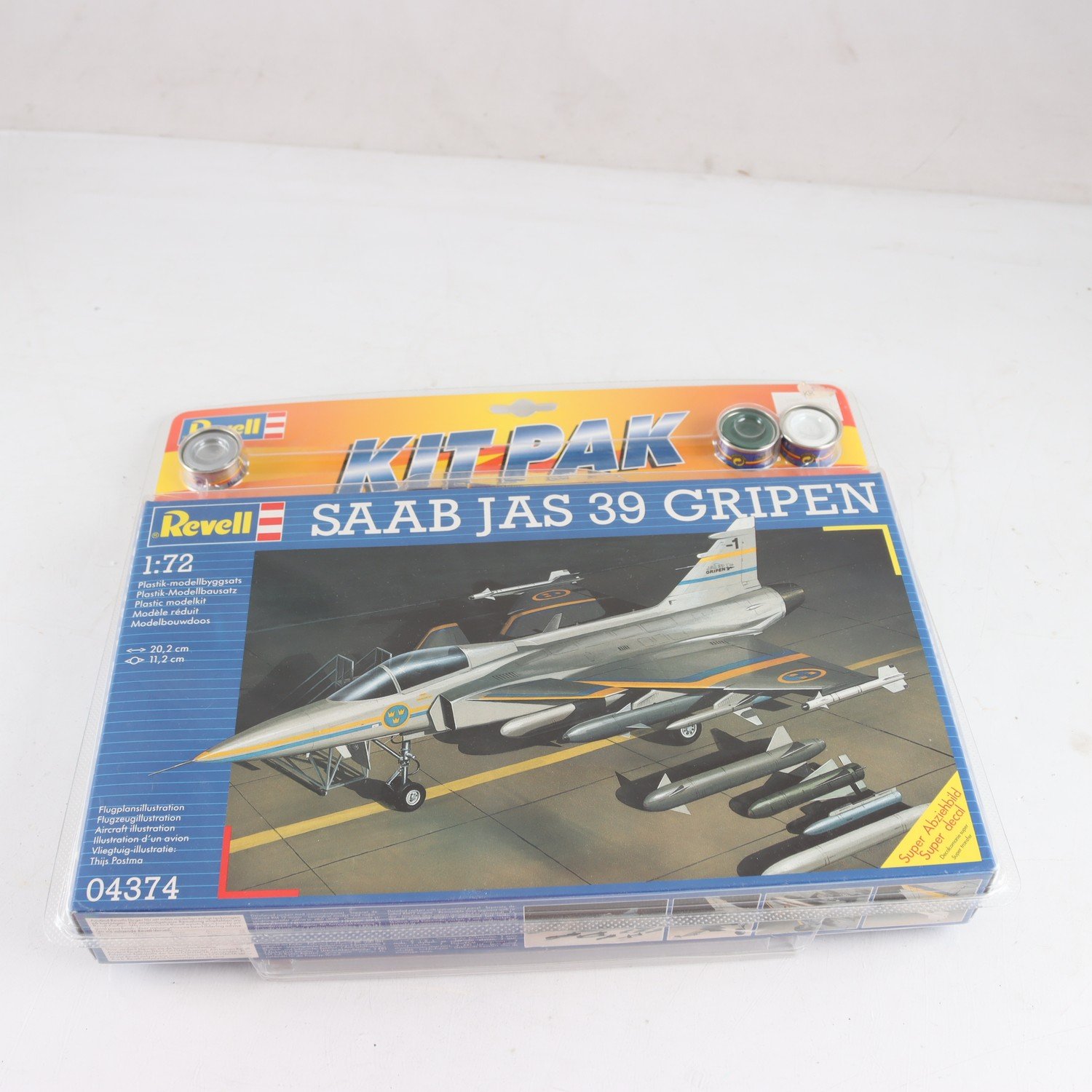 Byggmodel, Saab jas 39 gripen, revell.