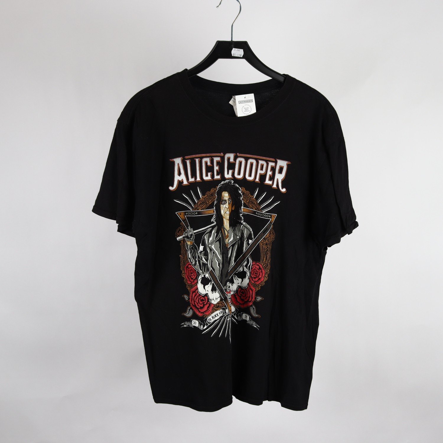 T-shirt, Gildan, Alice Cooper, svart, stl. XL