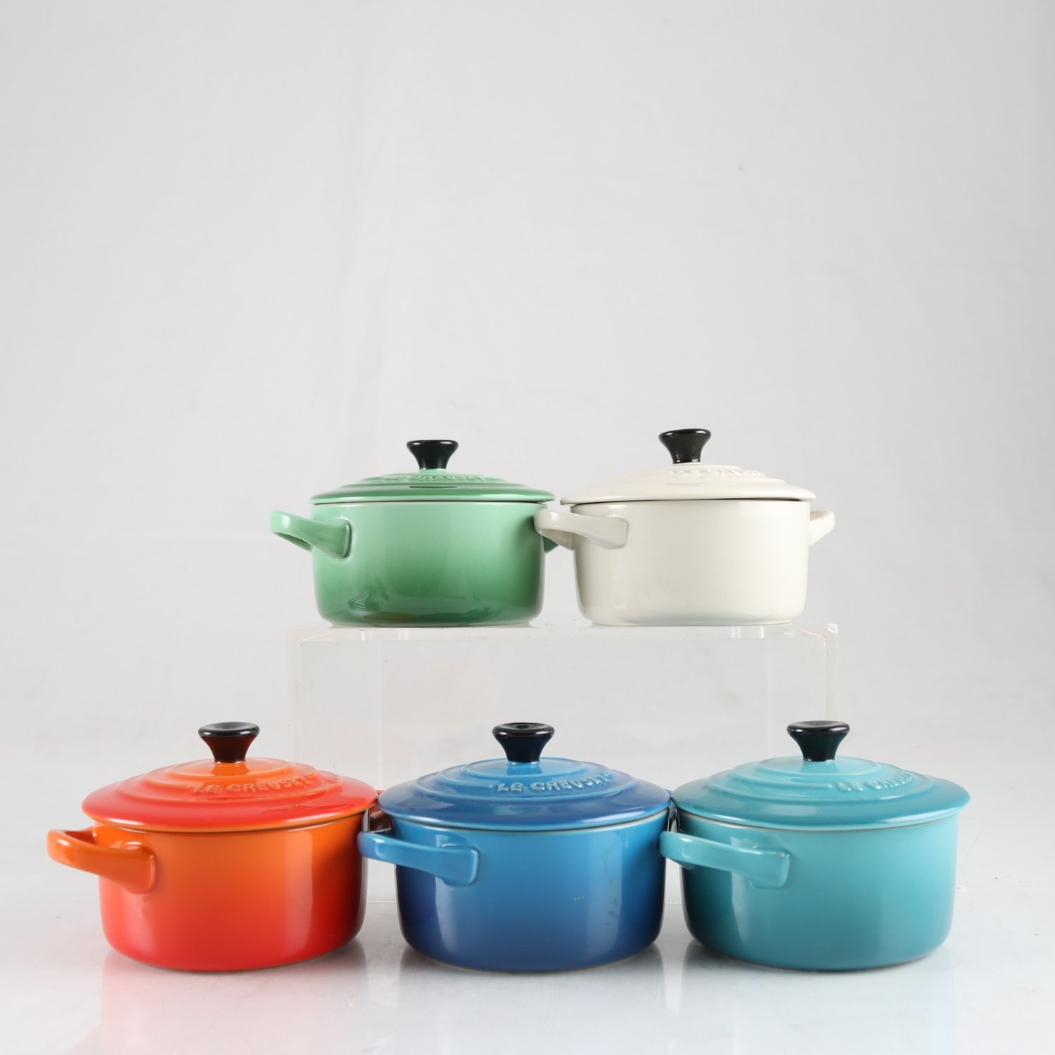 Ugnsformar, le creuset, 5 st. Samfraktas ej.