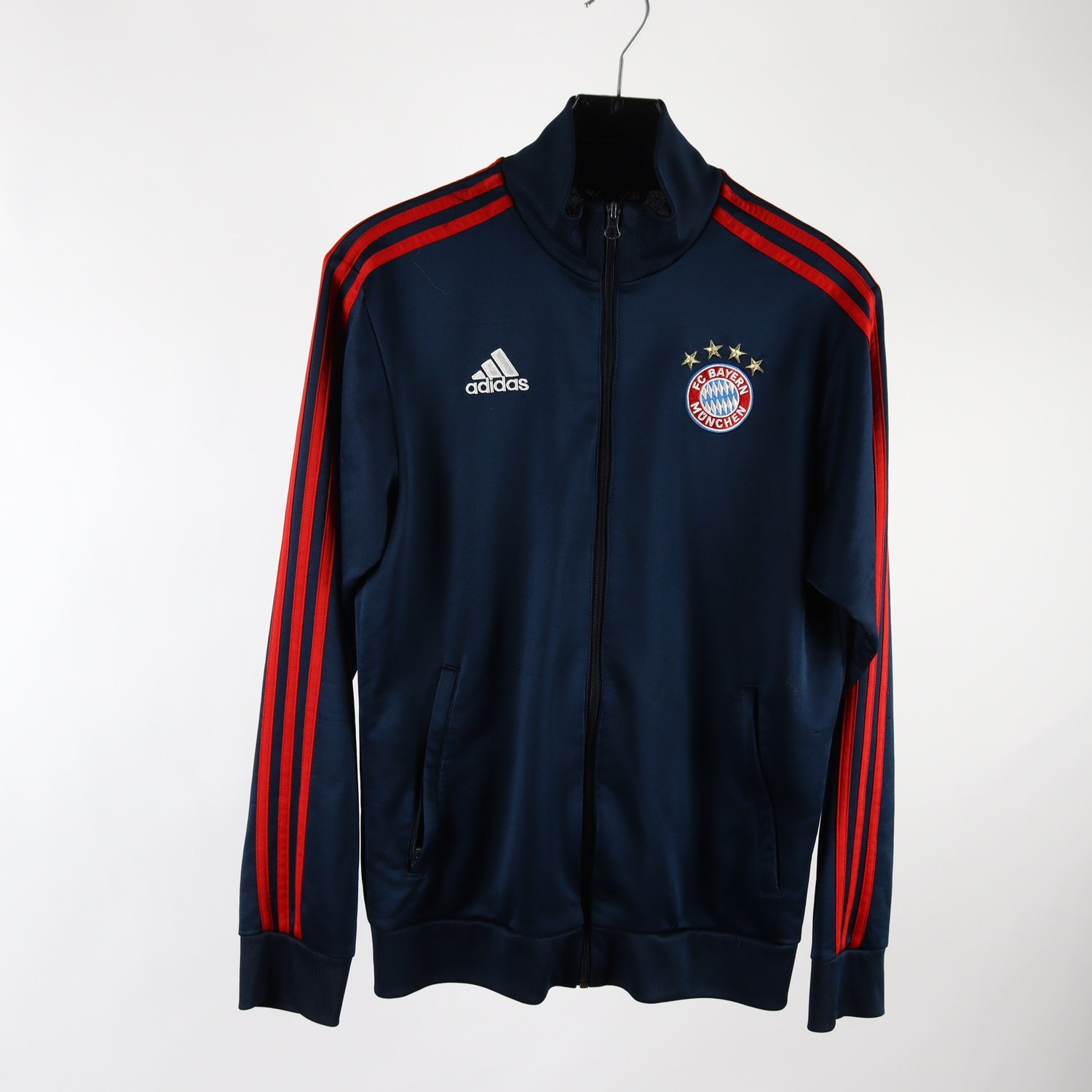 Träningsjacka, Adidas, FC Bayern München, blå, stl. M