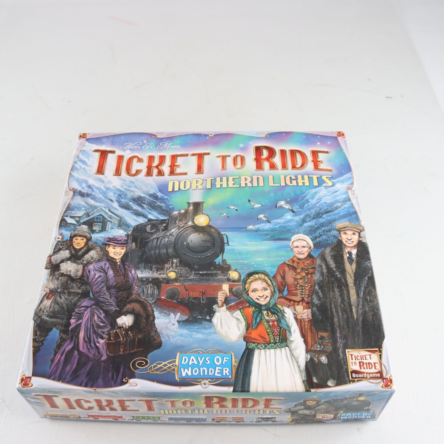 Spel, Ticket to ride, northern lights.