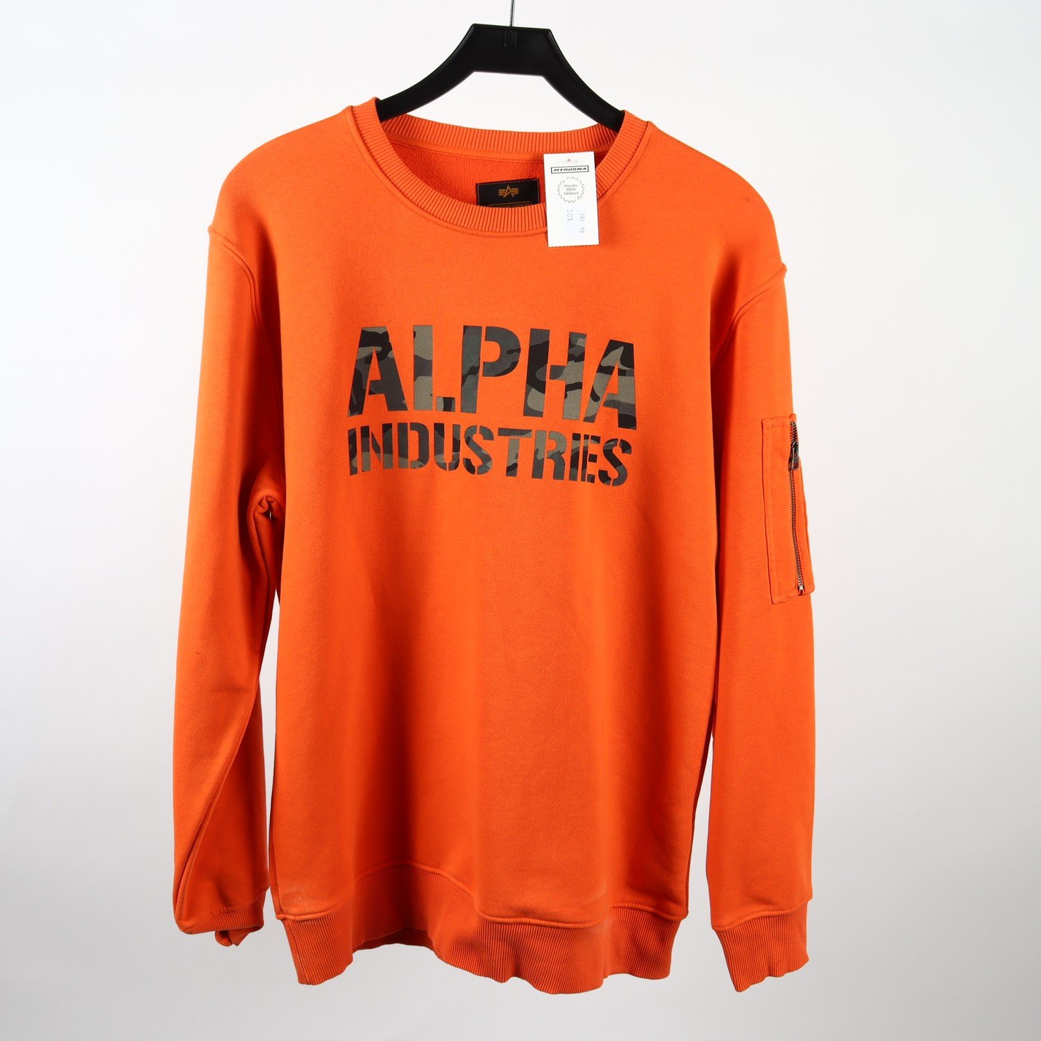 Sweatshirt, Alpha Industri, orange, stl. L