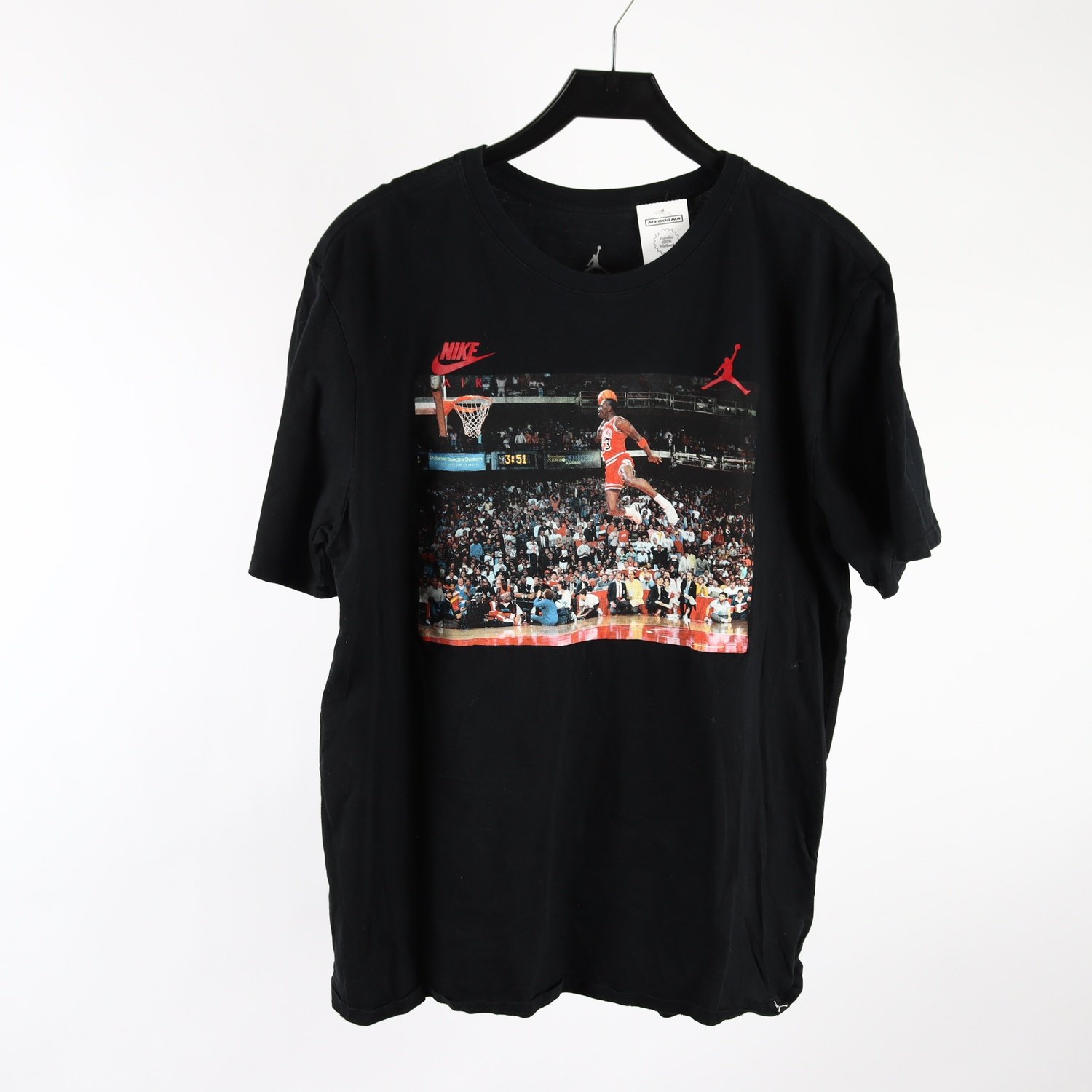 T-shirt, Nike, svart, Michael Jordan, stl. XL