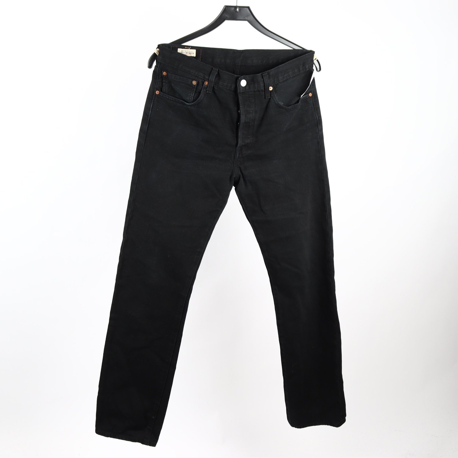 Jeans, Levis, 501, svart, stl. 31/34