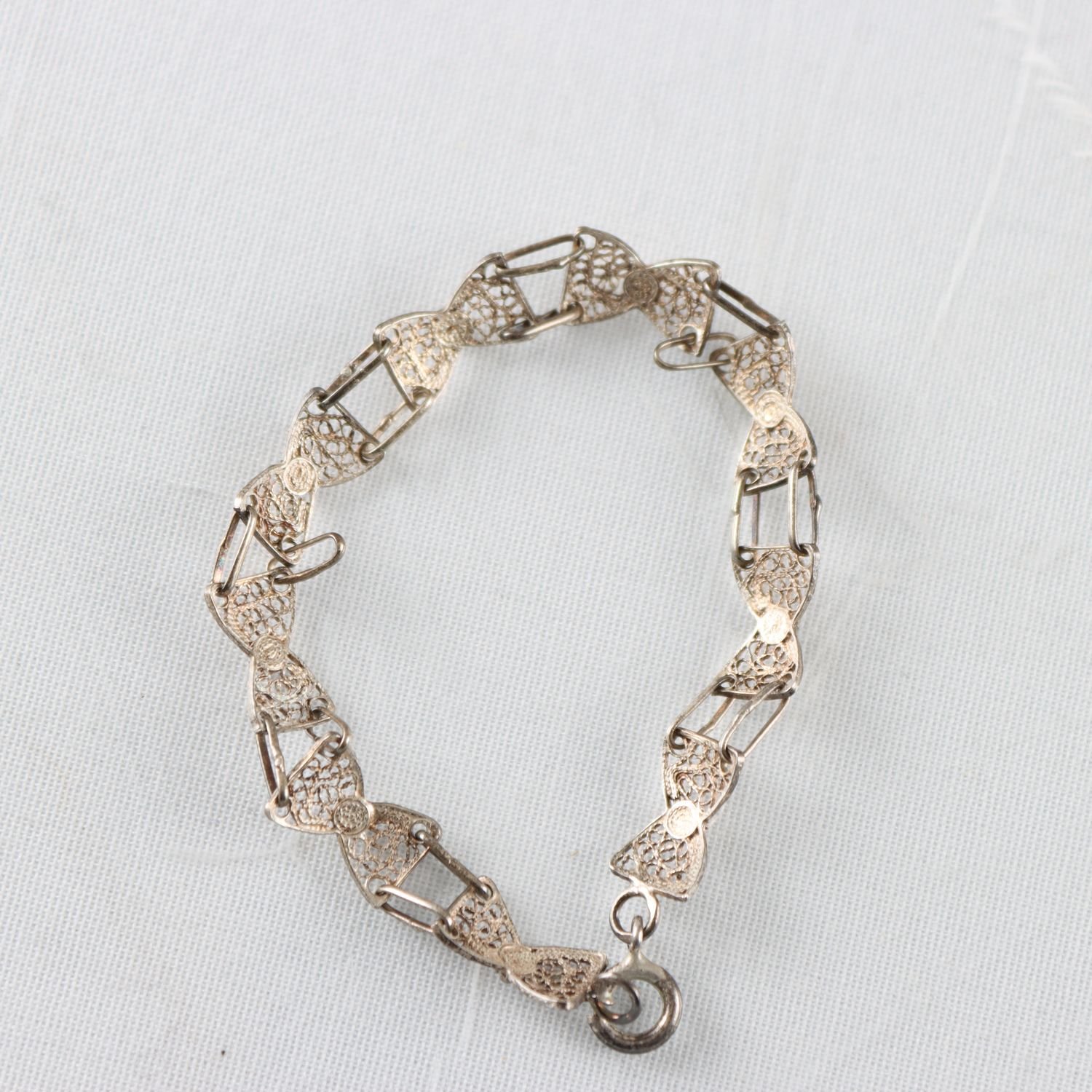 Armband, silver, Filigran