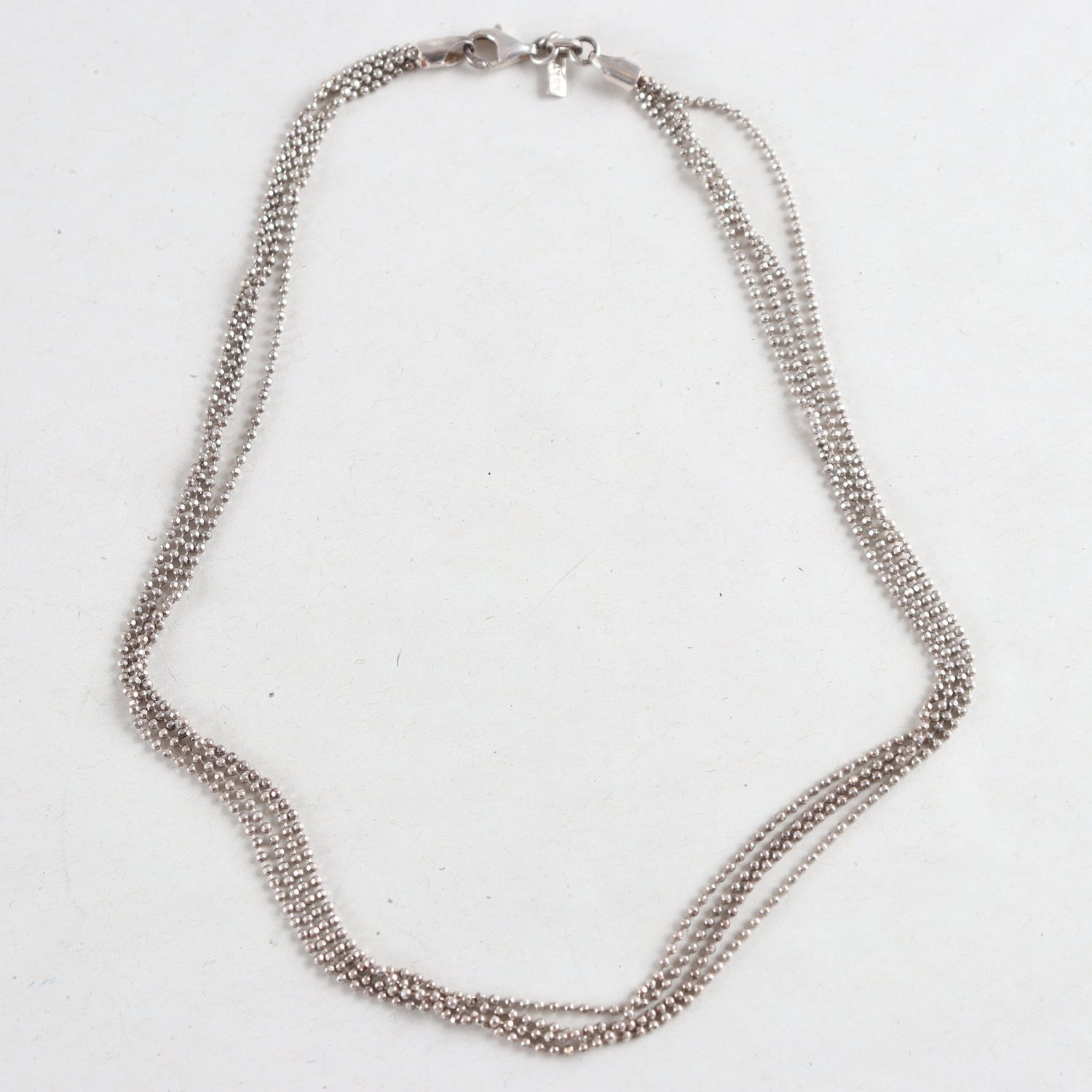 Halsband, silver, Agatha, Vikt: 10g