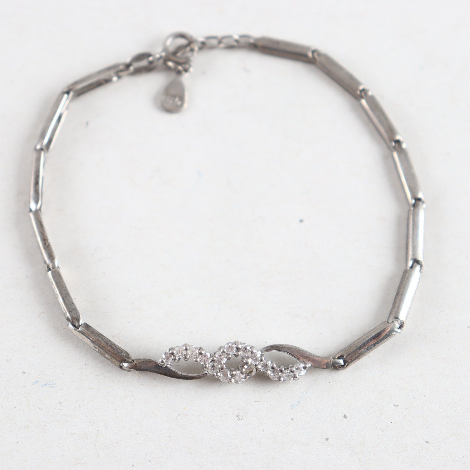 Armband, Silver, Stenar, Brv: 6,7g