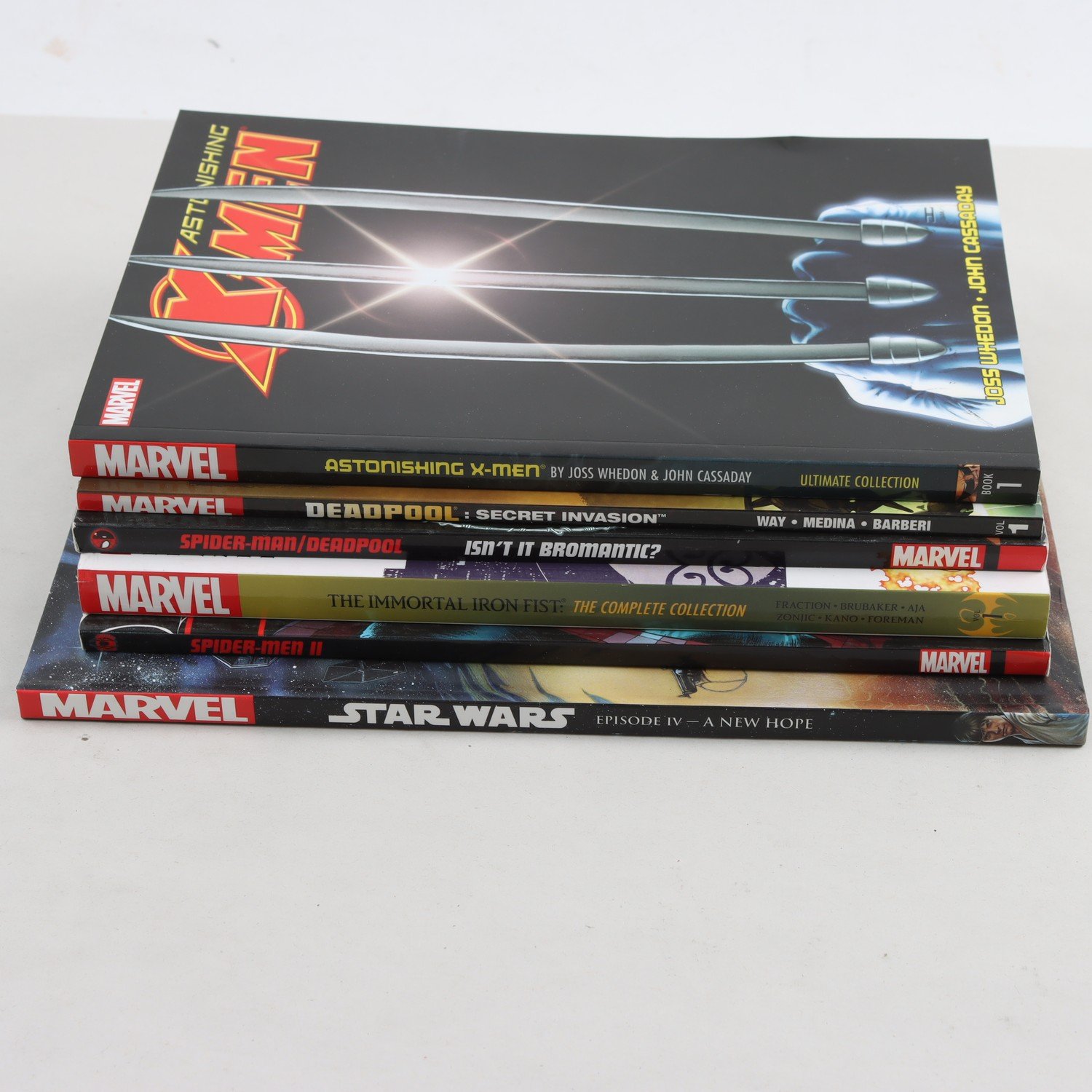 Blandpaket med 6 vol. från Marvel Comics: X-Men, m.m.