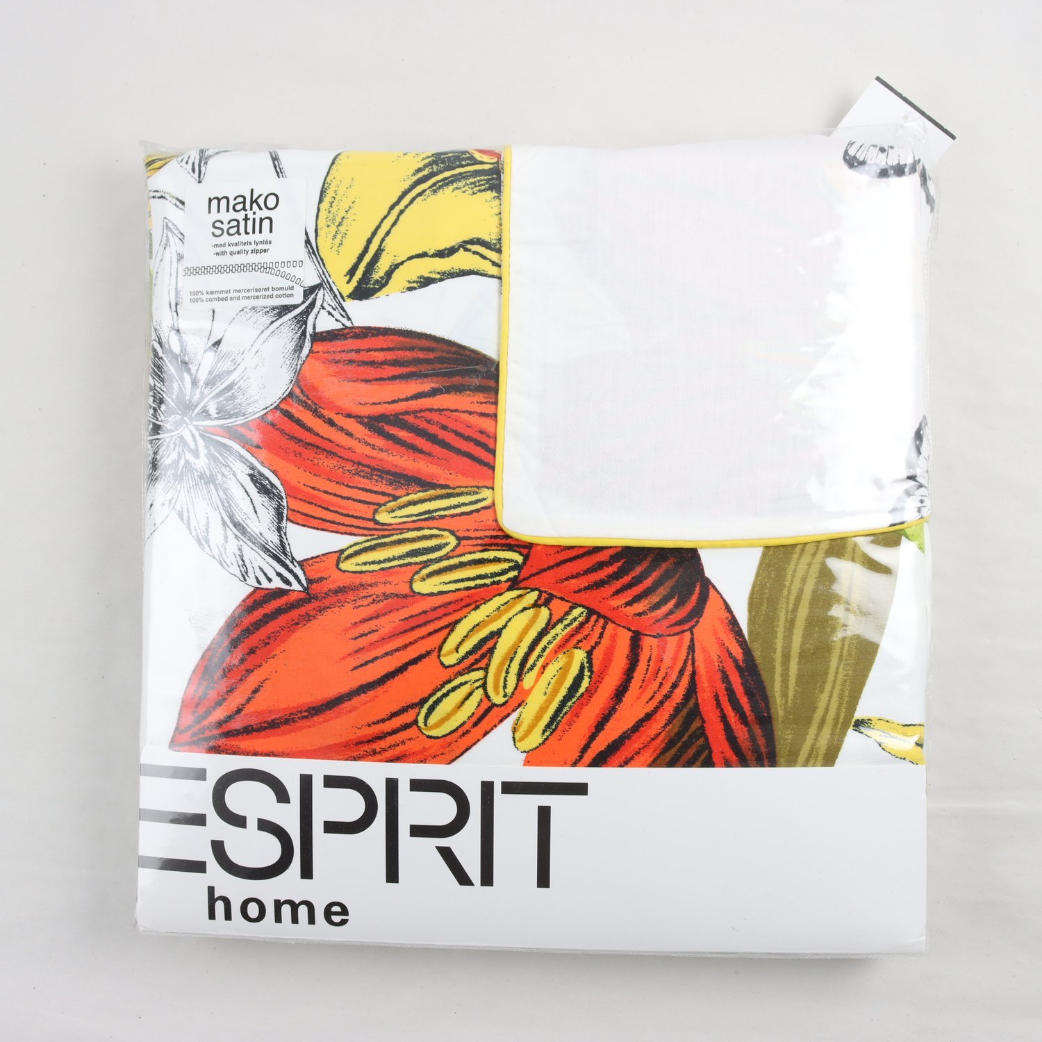 Sängkläder, Esprit Home, blommig, vit