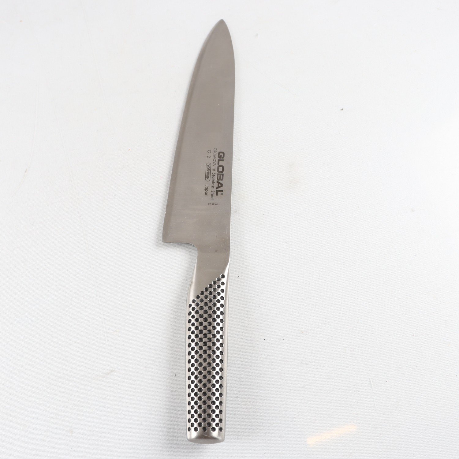 Kniv, kockkniv, stål, Global G2, 20 cm