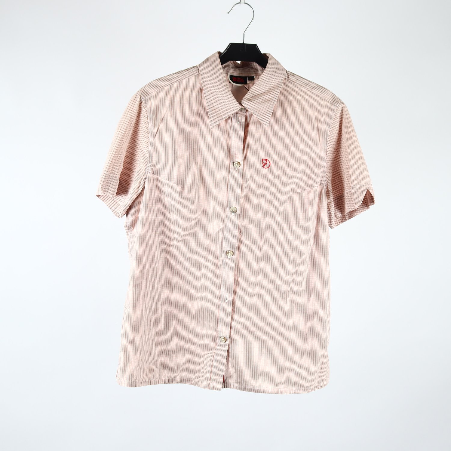 T-shirt skjorta, Fjällräven, beige, röd, stl. L